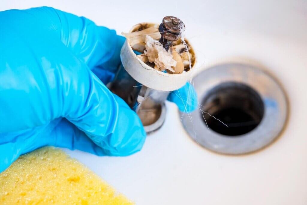 hair clump garbage bath drain cover clogged strainer with hairs cleaning block 698893 558 hair clump garbage bath drain cover clogged strainer with hairs cleaning block 698893 558